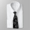 Black Fish Pattern Tie