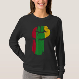 Black Fist African American Pride Black History Mo T-Shirt