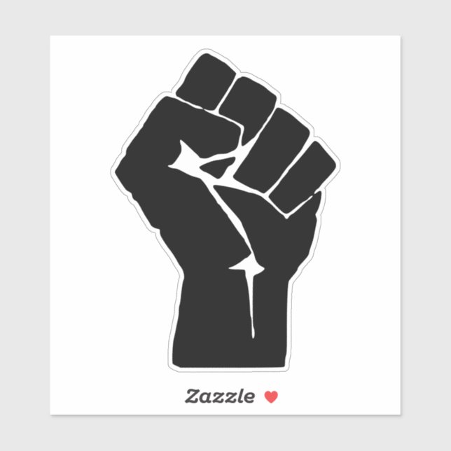 Black Fist Raised - Resistance Protest (Sheet)