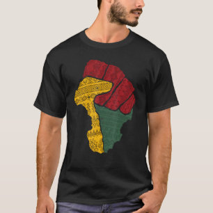 Black Fist Shirt African American Pride Black Hist