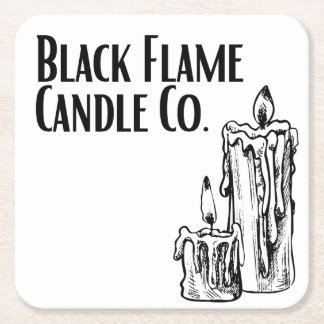 Black Flame Candle Co. Coaster