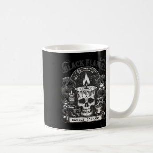 Black Flame Candle Company Halloween Skullcap Scar Coffee Mug