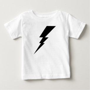 Black Flash Lightning Bolt Baby T-Shirt