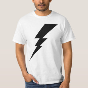 Black Flash Lightning Bolt Men's T-Shirt