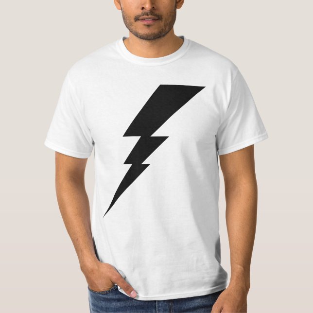 Black Flash Lightning Bolt T-Shirt (Front)