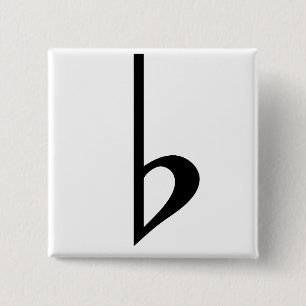 Black Flat Back Brooch Pin