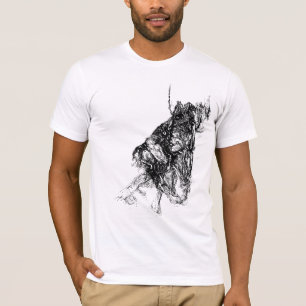 Black Floating Viking Apparition T-Shirt