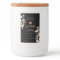 Black Floral Rose Gold Product Packaging Labels &
