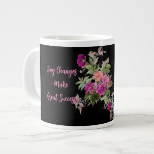 Black Floral Speciality Mug