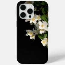 Black Floral Tough iPhone Case