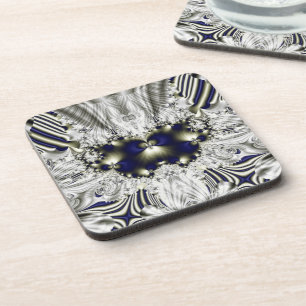 Black Flower Coaster