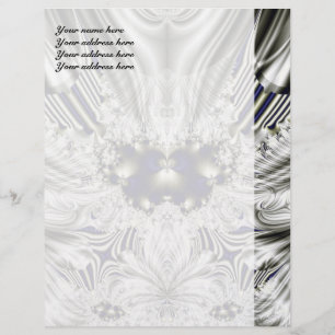 Black Flower Letterhead