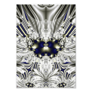 Black Flower Photo Print