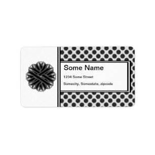 Black Flower Ribbon by Kenneth Yoncich Label