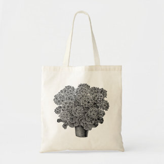 black flower tote bag.
