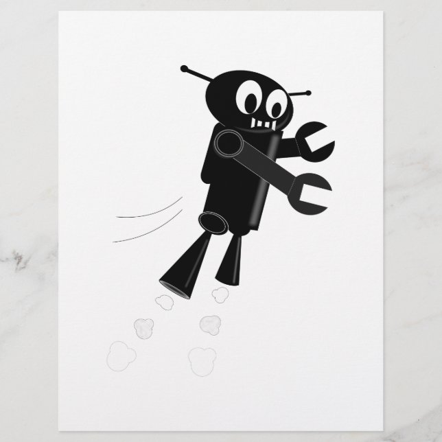 Black Flying Robot (Front)