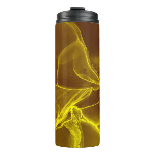 Black folded textured paper abstract shiny origami thermal tumbler