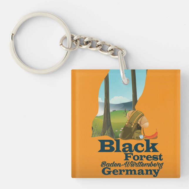 Black Forest - Baden-Württemberg - Germany Key Ring (Front)