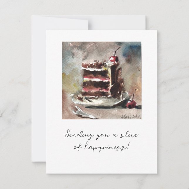 Black Forest Cake Card (Front)