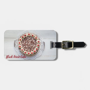 Black Forest Cake for gateau sweet tooth baking Lu Luggage Tag
