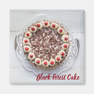 Black Forest Cake for gateau sweet tooth baking Magnet