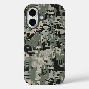 Black Forest Camo Pattern iPhone 16 Case
