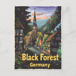 Black Forest Germany  Postcard