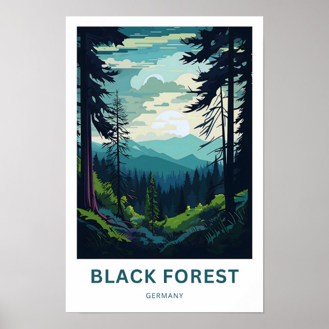 Black Forest Germany Travel Print (Front)