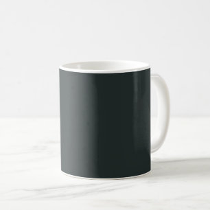 Black Forest Green Solid Colour Coffee Mug