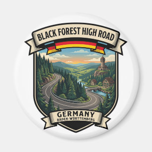 Black Forest High Road Germany Mountain Road Magnet