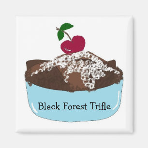 Black Forest Trifle Magnet