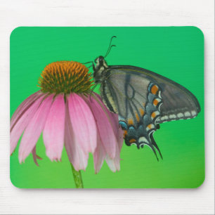 Black Form Of Eastern Tiger Swallowtail Mouse Pad