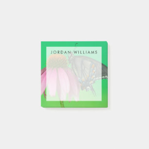 Black Form Of Eastern Tiger Swallowtail Post-it Notes