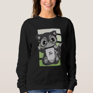 Black Fox Drinks Bubble With Boba And Pearl Milk T Sweatshirt