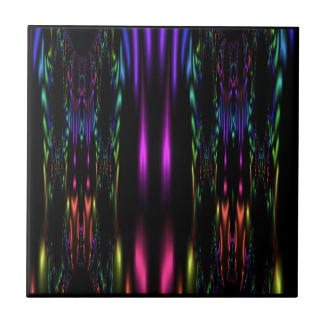 Black Fractal Tile (Front)