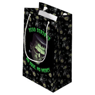 🖤 Black Frankenstein Halloween Gift Bag