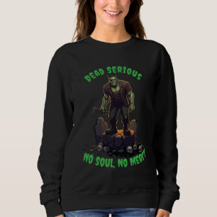 🖤 Black Frankenstein Halloween Sweatshirt 💀🎃U