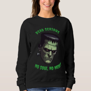 🖤 Black Frankenstein Halloween Sweatshirt 💀🎃U