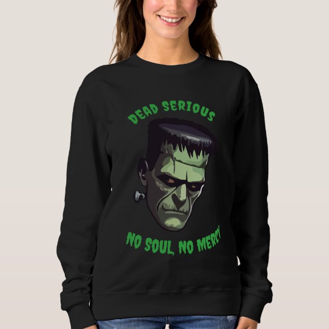 🖤 Black Frankenstein Halloween Sweatshirt 💀🎃U (Front)