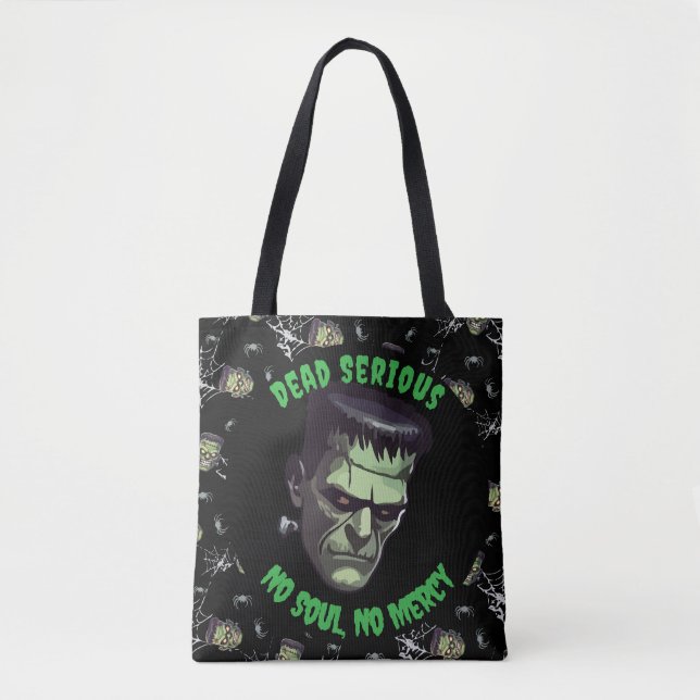 🖤 Black Frankenstein Halloween Tote bag (Front)
