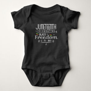 Black Freedom Juneteenth Baby Bodysuit