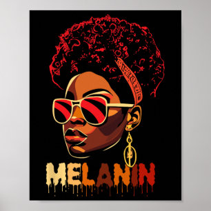 Black Freedom Juneteenth Black Pride Melanin Queen Poster