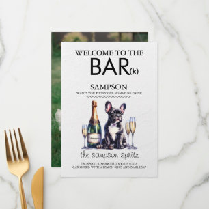 Black French Bulldog Bar Menu