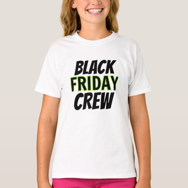 Black Friday Crew T-Shirt (Front)