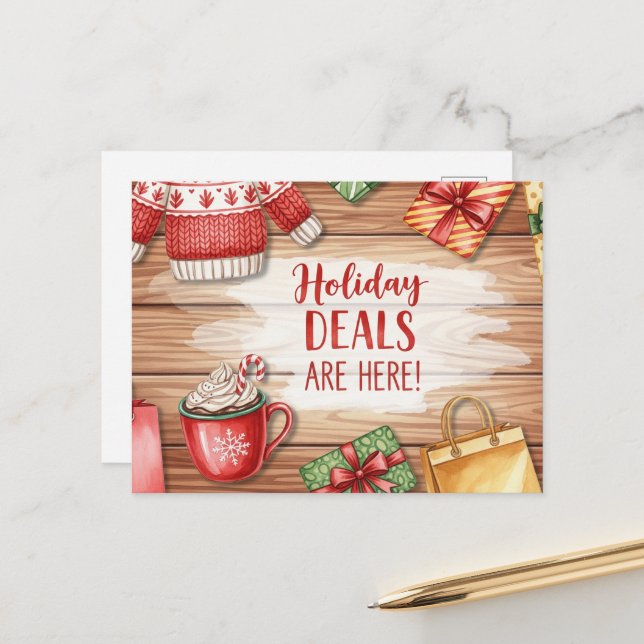 Black Friday & Cyber Monday Postcard (Front/Back In Situ)