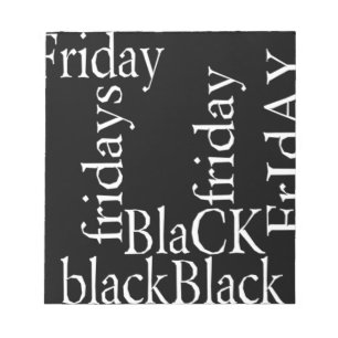 Black Friday Design Notepad