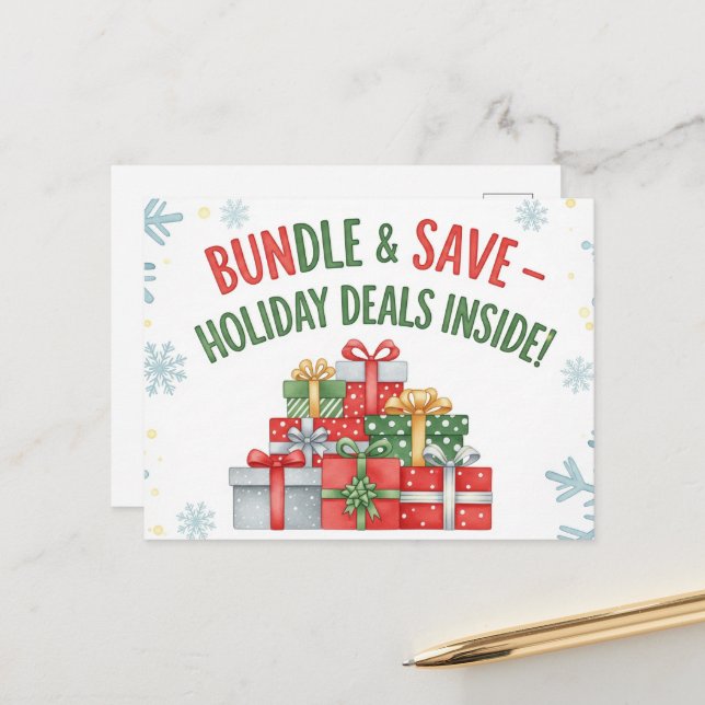 Black Friday  Postcard (Front/Back In Situ)