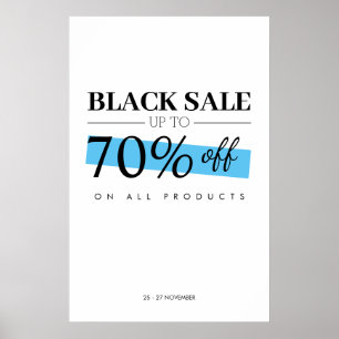 Black Friday Sale Business Discount Store Poster