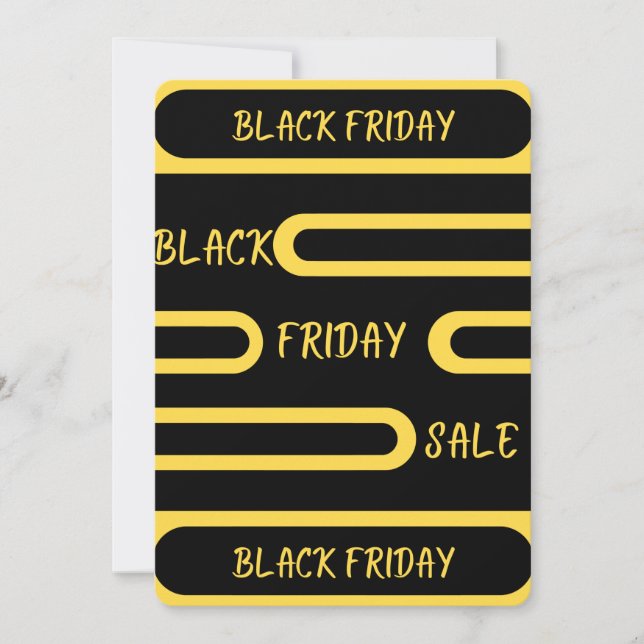 black friday sale card (Front)