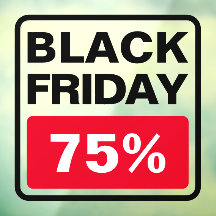 Black Friday Sale Percentage Off Store 